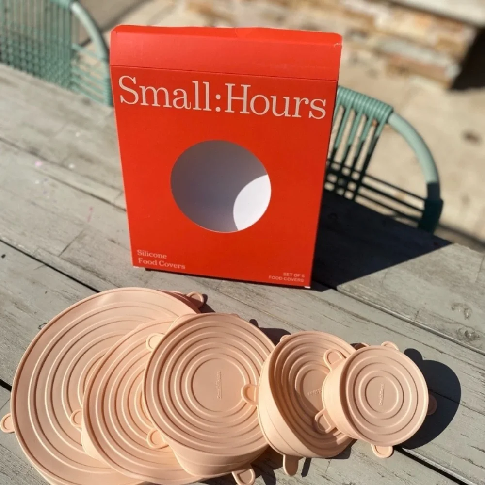 NWT Small:Hours Silicone Food Covers‎